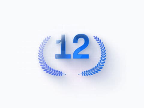 12+ years             in business